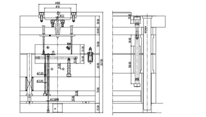 printer button mold