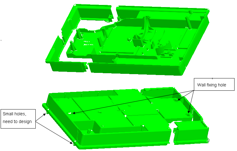 Medical device substrate injection mold design